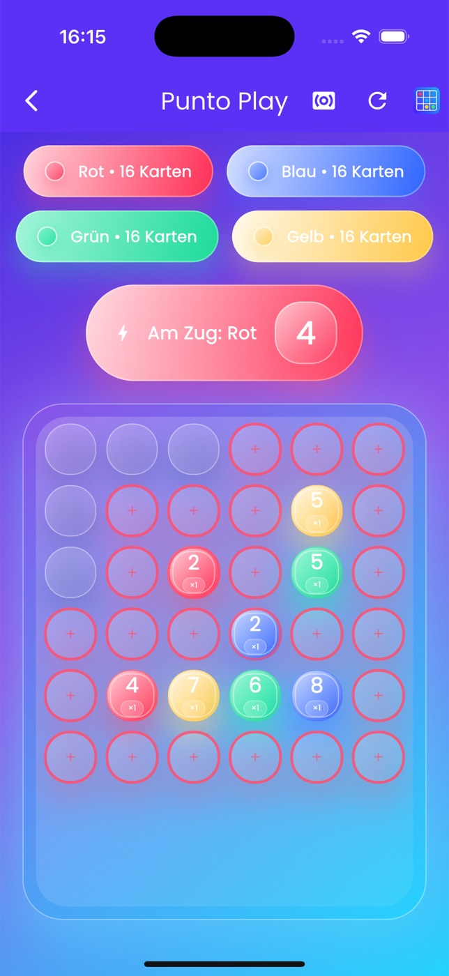 Game finished screen